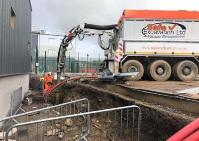 Safe Vacuum Excavator In Action